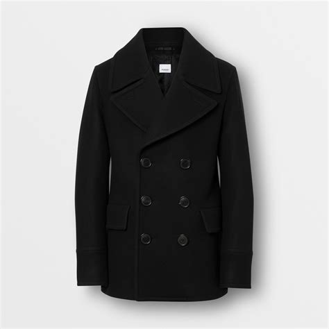 burberry black and white wool chevron|B Charm Wool Blend Jacket in Black .